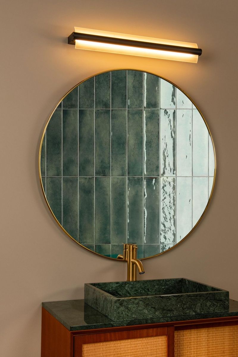 Lucide WANDA - Nástenné svietidlo Kúpeľňové - LED - 1x19W 3000K - IP44 - matné